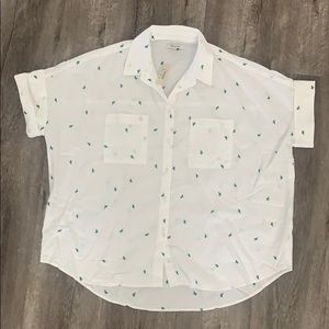 BRAND NEW! Embroidered Cactus Courier Shirt